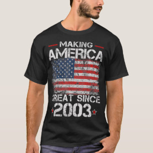 Retro 18: e dagen Skapar Amerika Underbart sedan 2 T Shirt