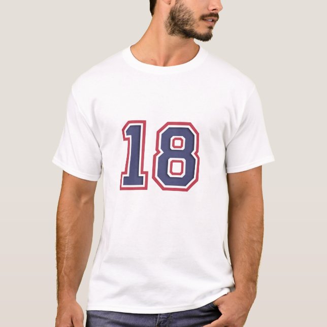 Retro 18 T-Shirt (Framsida)
