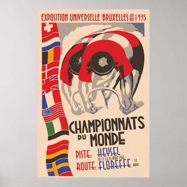 Retro 1930s konsthandling poster (Framsidan)