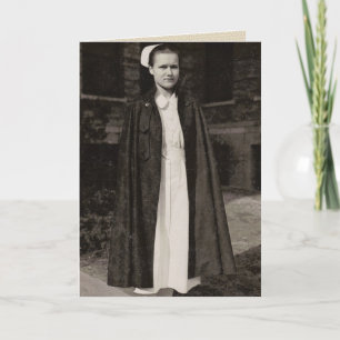 Retro 1930s sjuksköterska kort