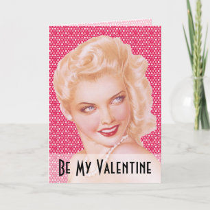 Retro 1940-talet Kärlek Helgkort