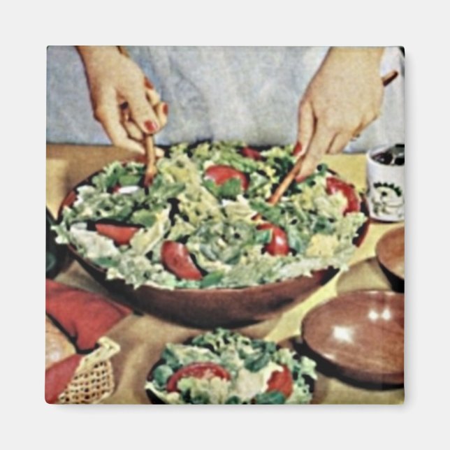 Retro 1950 Food Magnet 1 (Framsidan)