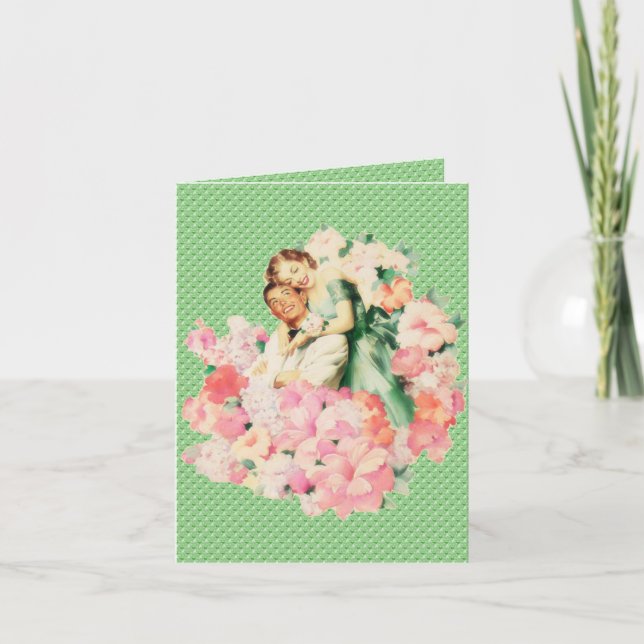 Retro 1950-tal par kort (Framsida)