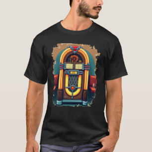 Retro 1950-talets jukebox Nostalgic Vibes Tee