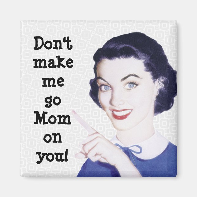 Retro 1950-talets pekare Mamma Magnet (Framsidan)