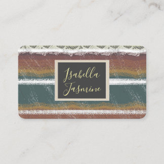 Retro, 1950's, Colors, Orange, Old, business card Visitkort