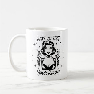Retro 1950s Glam Girl Funny Sarcastic Quote Kaffemugg