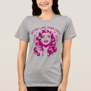 Retro 1950s Glam Girl Funny Sarcastic Quote T Shirt