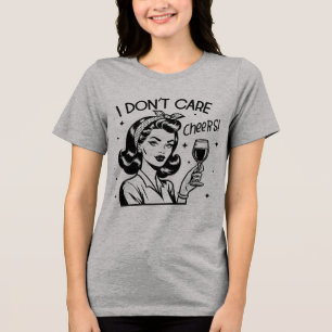 Retro 1950s Glam Girl Funny Sarcastic Quote T Shirt