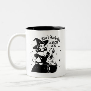 Retro 1950s Glam Girl Funny Sarcastic Quote Två-Tonad Mugg