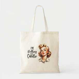 Retro 1950s Glam Girl Funny Sarcastic Quote Tygkasse