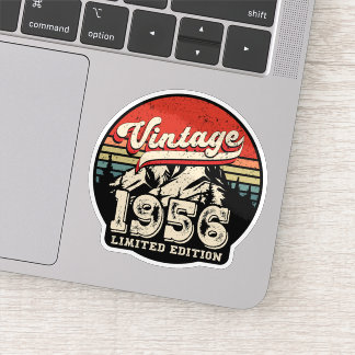 Retro 1956 Födelsedagspresent Vintage 70-årsdag Klistermärken