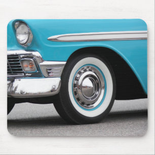 Retro 1956 Turquise Car Musmatta