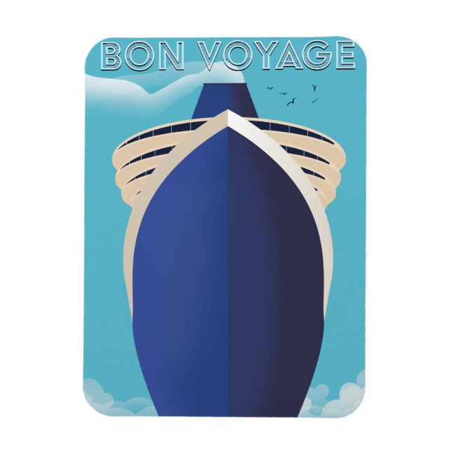 Retro 1960 Flowers Magnet (Vertikal)