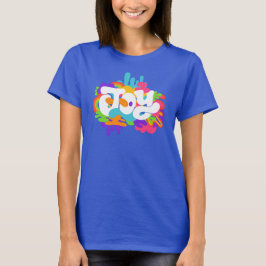 Retro 1960-talet stil Joy Graffiti T Shirt