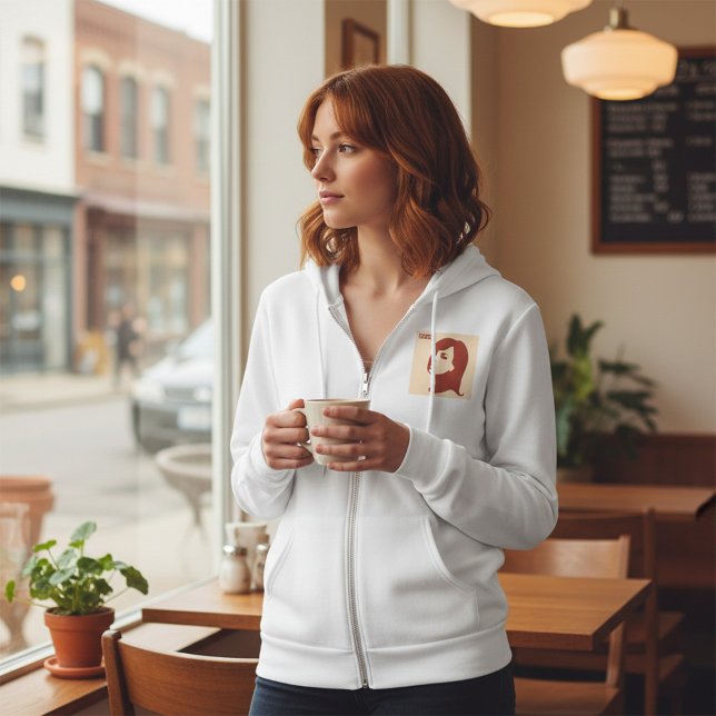 Retro 1960-talets minimalistiska kvinnoillustratio t shirt (Skapare uppladdad)