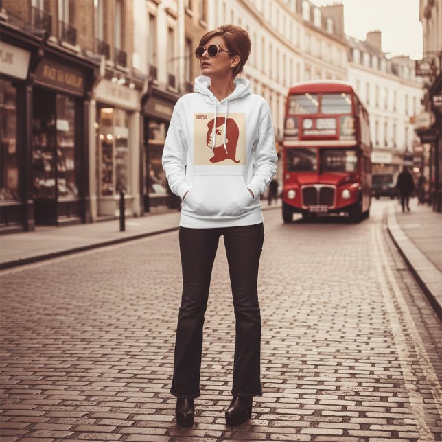 Retro 1960-talets minimalistiska kvinnoillustratio t shirt (Skapare uppladdad)