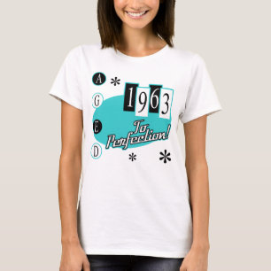 Retro 1963 60:e födelsedagen t shirt