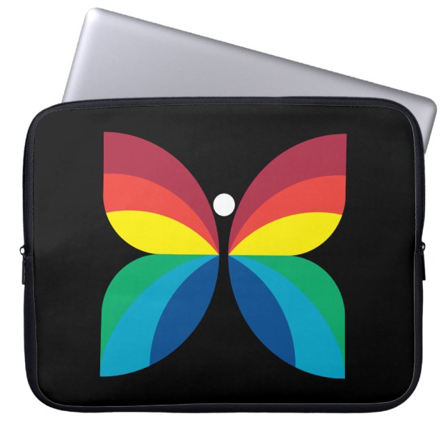 Retro 1966-1974 laptop sleeve (Framsidan)