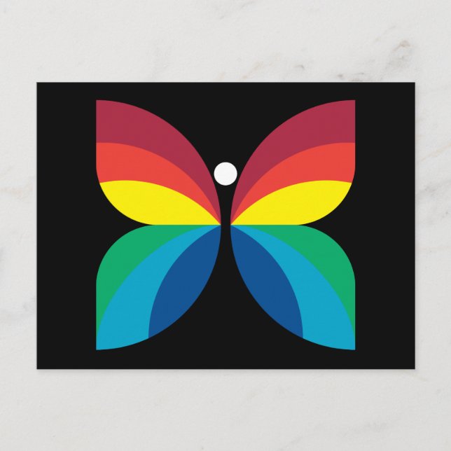 Retro 1966-1974 vykort (Framsida)