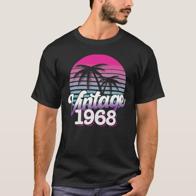 Retro 1968 Begränsad utgåva | Gift Idea från födel T Shirt (Framsida)