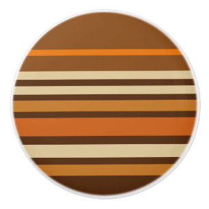 Retro 1970-tal Sportiga Ränder Knopp