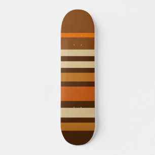 Retro 1970-tal Sportiga Ränder Mini Skateboard Bräda 18,5 Cm