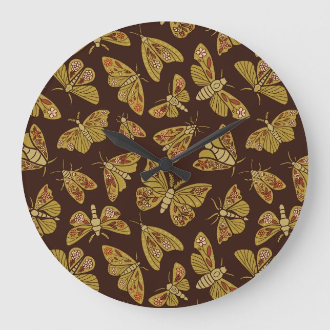 Retro 1970-talets månader stor klocka (Framsida)