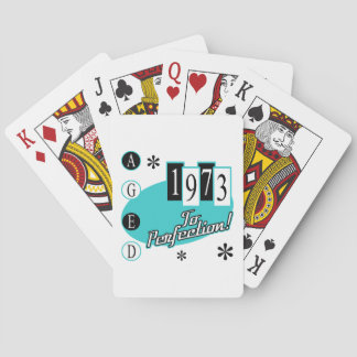 Retro 1973 50:e födelsedagen casinokort
