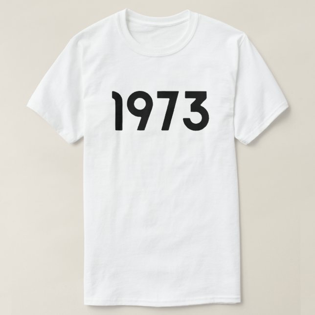 Retro 1973 Abort Höger T Shirt (Design framsida)
