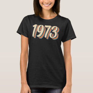 Retro 1973 Feminist Women's Högers Pro Choice T Shirt