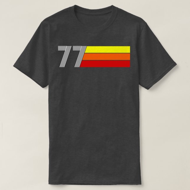 Retro 1977 Styleuniversal T Shirt (Design framsida)