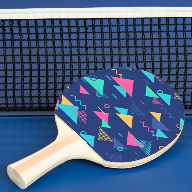 Retro 1980:s Mönster Pingisracket (Insitu)