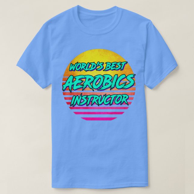Retro 1980S Aerobics 1 T Shirt (Design framsida)