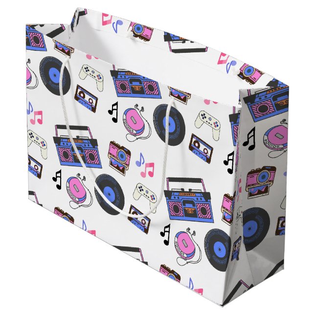 Retro 1980's Era Music Birthday (Baksidan Vinklad)