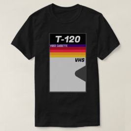 Retro 1980s T-120 VHS-kassettband T-Shirt