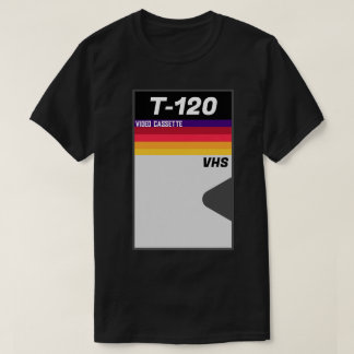 Retro 1980s T-120 VHS-kassettband T-Shirt