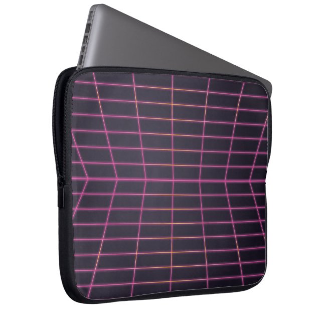 Retro 1980s-videospelsgrafik laptop fodral (Framsidan Höger)