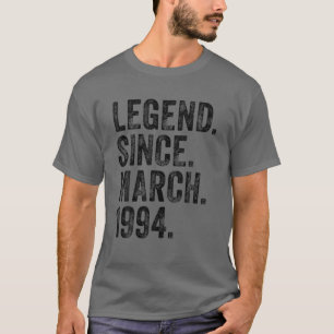 Retro 1994 Birthday March Born Legend sedan 1994 T Shirt