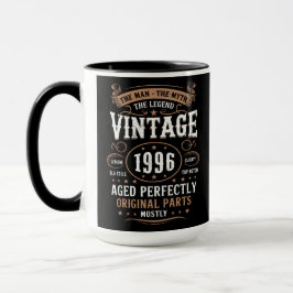 Retro 1996 Födelsedag Mannen Legenden 30-årsdag Mugg