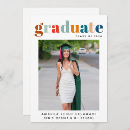 Retro 2024 Studenten fotomeddelande Meddelande