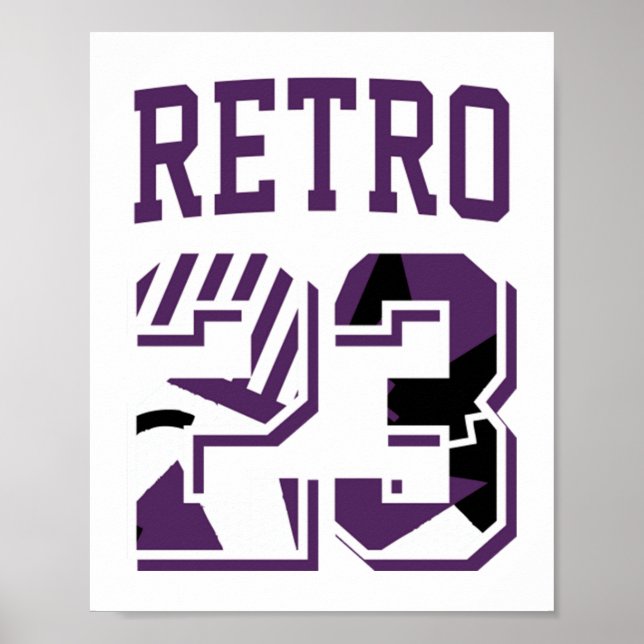 Retro 23 Domstolens Lila 11 Poster (Framsidan)