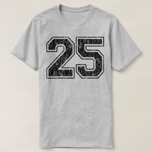 Retro 25 t shirt (Design framsida)