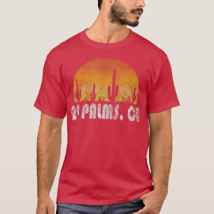 Retro 29 Handflatan California Desert Sunset Vinta T Shirt