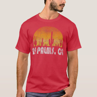 Retro 29 Handflatan California Desert Sunset Vinta T Shirt