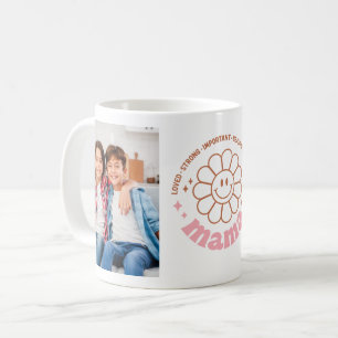 Retro 2-foton med citattecken Mors dag Gift Kaffemugg