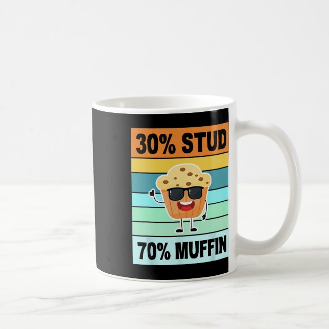 Retro 30 Stud 70 Muffin Tröja Stud Muffin Tröja Va Kaffemugg (Höger)