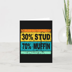 Retro 30 Stud 70 Muffin Tröja Stud Muffin Tröja Va Kort