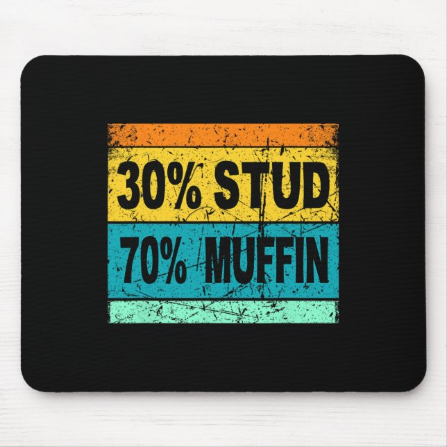 Retro 30 Stud 70 Muffin Tröja Stud Muffin Tröja Va Musmatta (Framsidan)