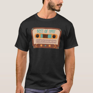 Retro 30års födelsedag t bästa kassettband 1992 t shirt